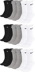 Nike Herren Everyday Cushioned Crew Crew-trainingssocken (6 Paar)