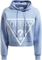 GUESS Damen Active Long Sleeve Oversized Logo Hooded Sweatshirt Kapuzenpullover