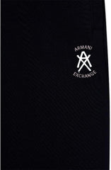Armani Exchange Herren Sweatpants One Block Up, Color Contrast Embroiderd Logo