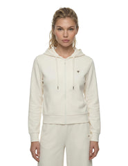 GUESS Damen Full Zip Sweatshirt Olympe Full Zip Hoodie Sweatsh