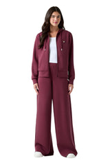 GUESS Damen Full Zip Sweatshirt Olympe Full Zip Hoodie Sweatsh