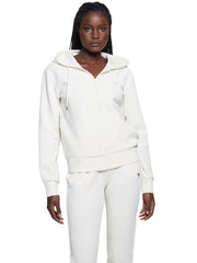 GUESS Damen Full Zip Sweatshirt Olympe Full Zip Hoodie Sweatsh