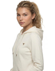 GUESS Damen Full Zip Sweatshirt Olympe Full Zip Hoodie Sweatsh