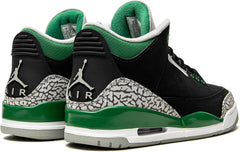 Jordan Air 3 Retro Herren CT8532 030 Kieferngrün, Größe 45, Weiß, Grün, 11