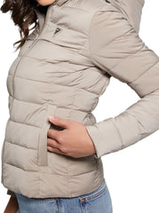 Guess Damen Steppjacke Solid Heavy Diann Puffer Jacke