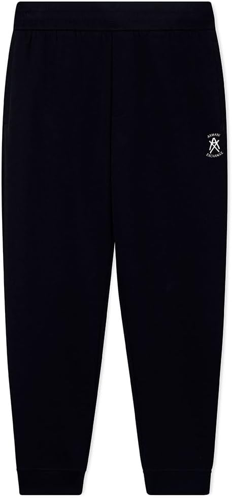Armani Exchange Herren Sweatpants One Block Up, Color Contrast Embroiderd Logo
