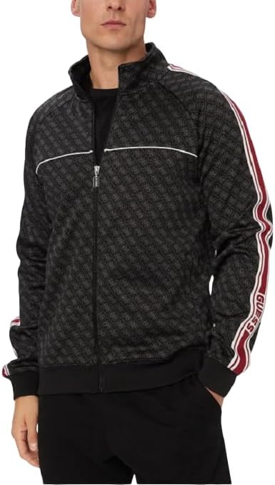 Guess Herren Full Zip Sweatshirt Parimo High Neck Full Zip SWEA