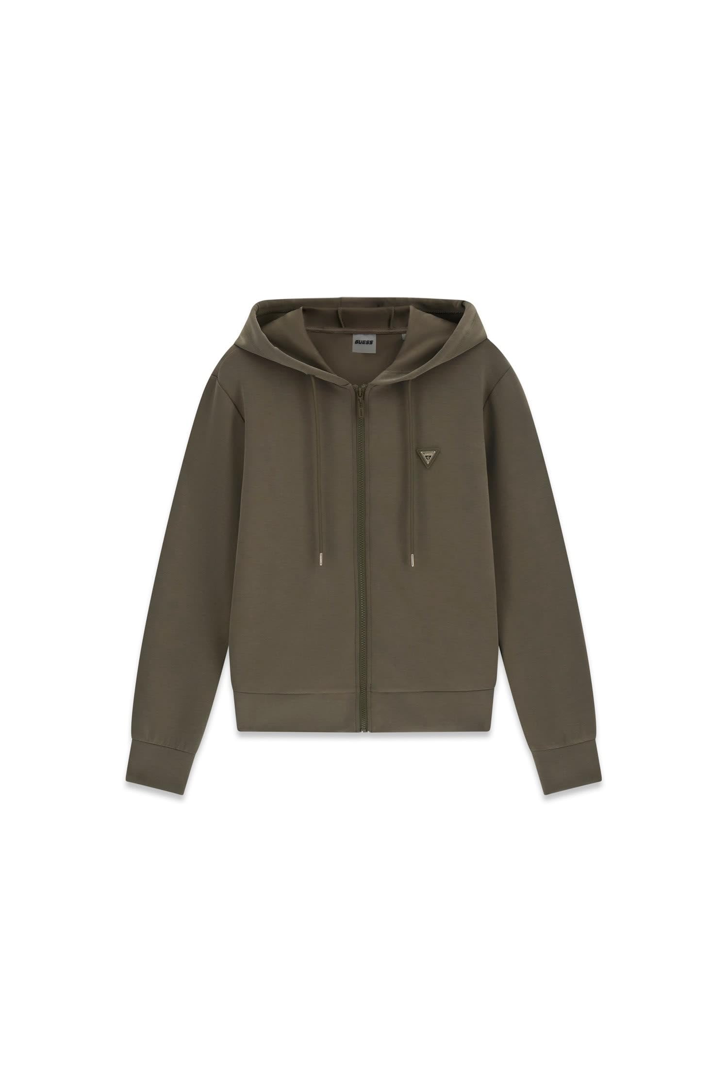 GUESS Damen Full Zip Sweatshirt Olympe Full Zip Hoodie Sweatsh
