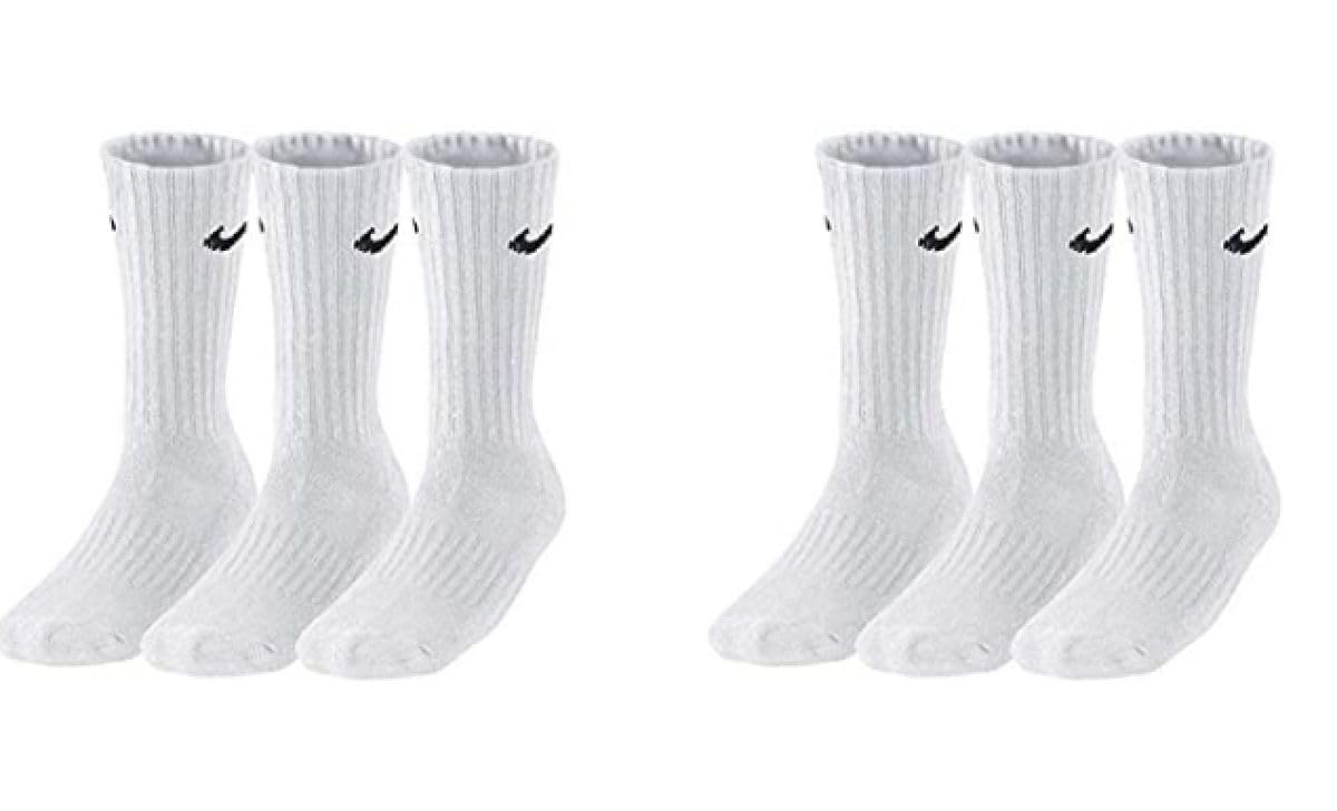 Nike Herren Everyday Cushioned Crew Crew-trainingssocken (6 Paar)