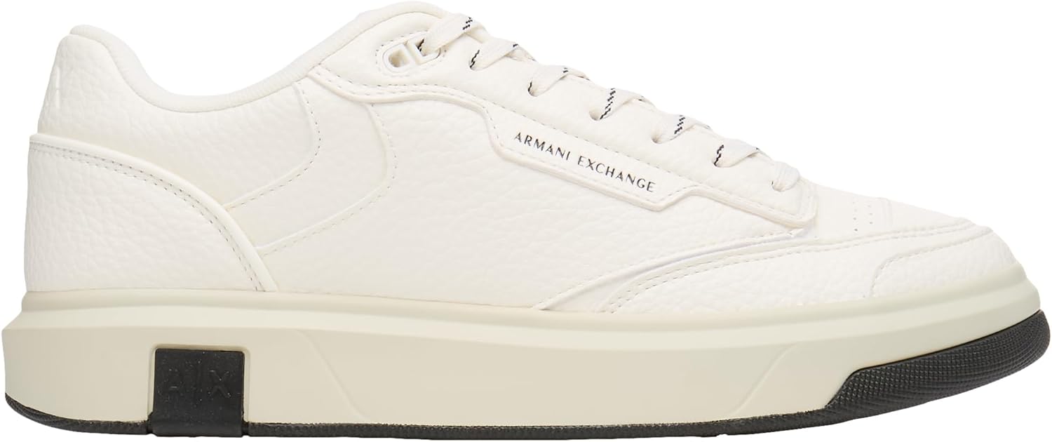 Armani Exchange Herren Venice, Logo Tab On Sole Sneaker