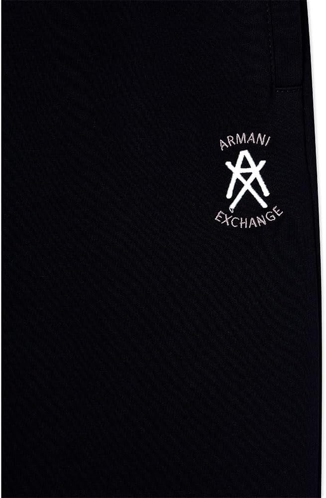 Armani Exchange Herren Sweatpants One Block Up, Color Contrast Embroiderd Logo