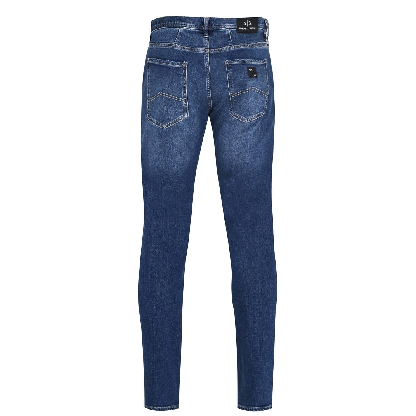 A|X Armani Exchange Herren Jeans 5 Pocket Pocket Straight Denim