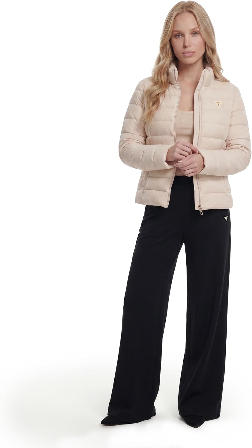 Guess Damen Steppjacke Solid Heavy Diann Puffer Jacke