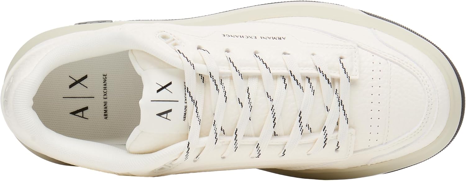 Armani Exchange Herren Venice, Logo Tab On Sole Sneaker