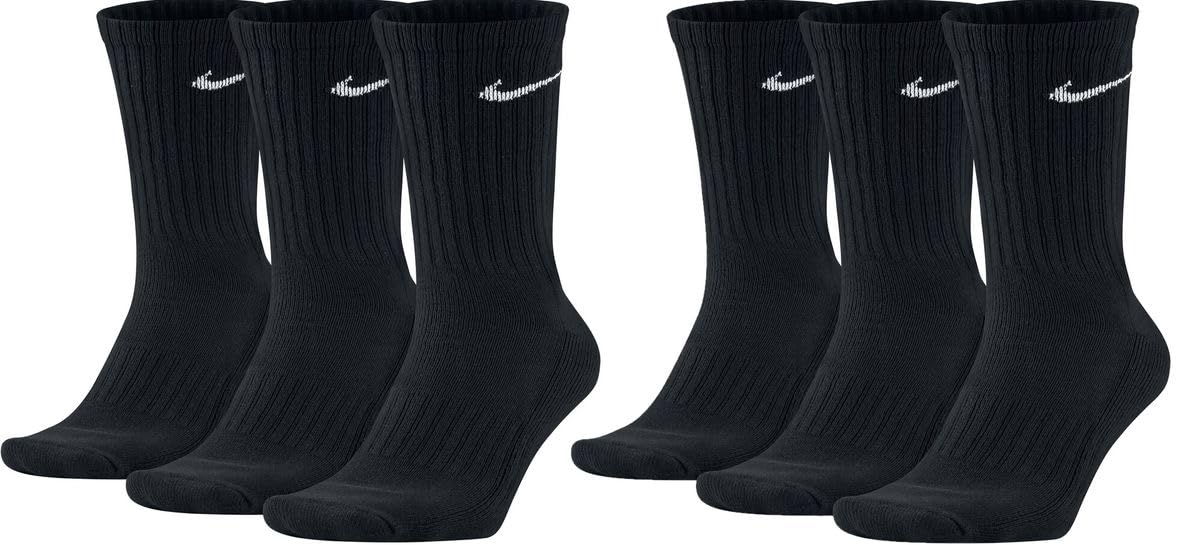 Nike Herren Everyday Cushioned Crew Crew-trainingssocken (6 Paar)