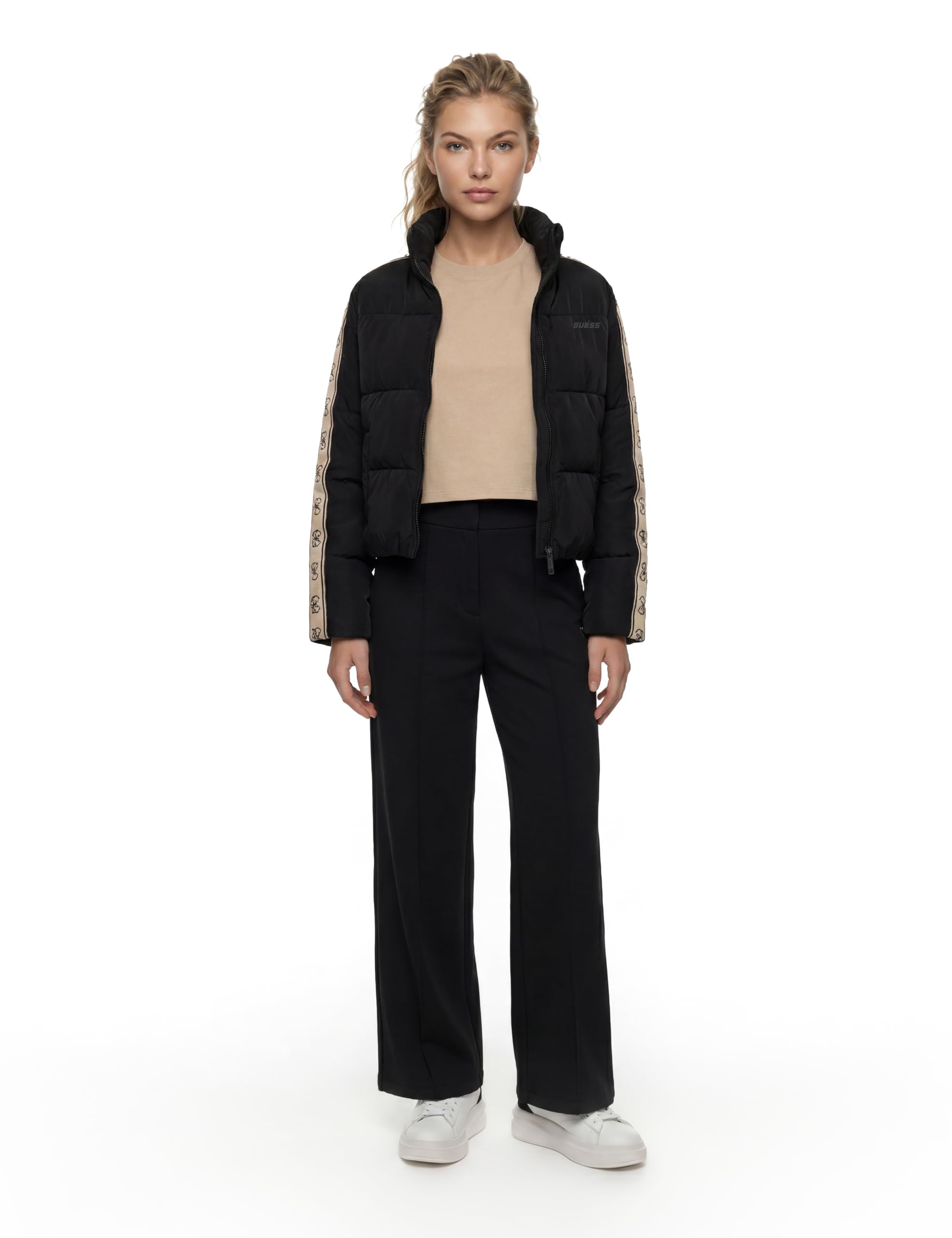 Guess Damen Jacke Jean Puffer Jacket