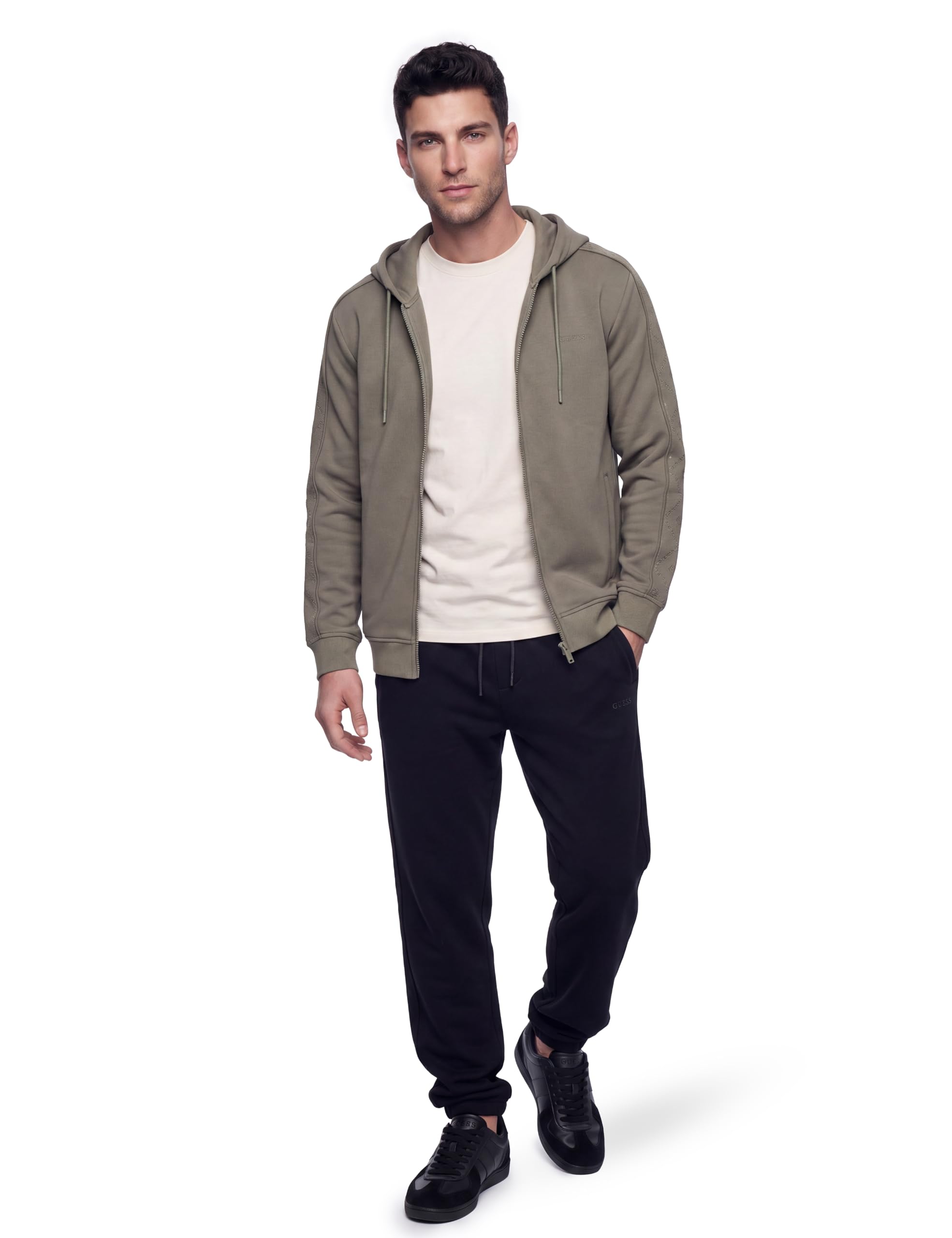 Guess Herren Full Zip Sweatshirt Kenneth