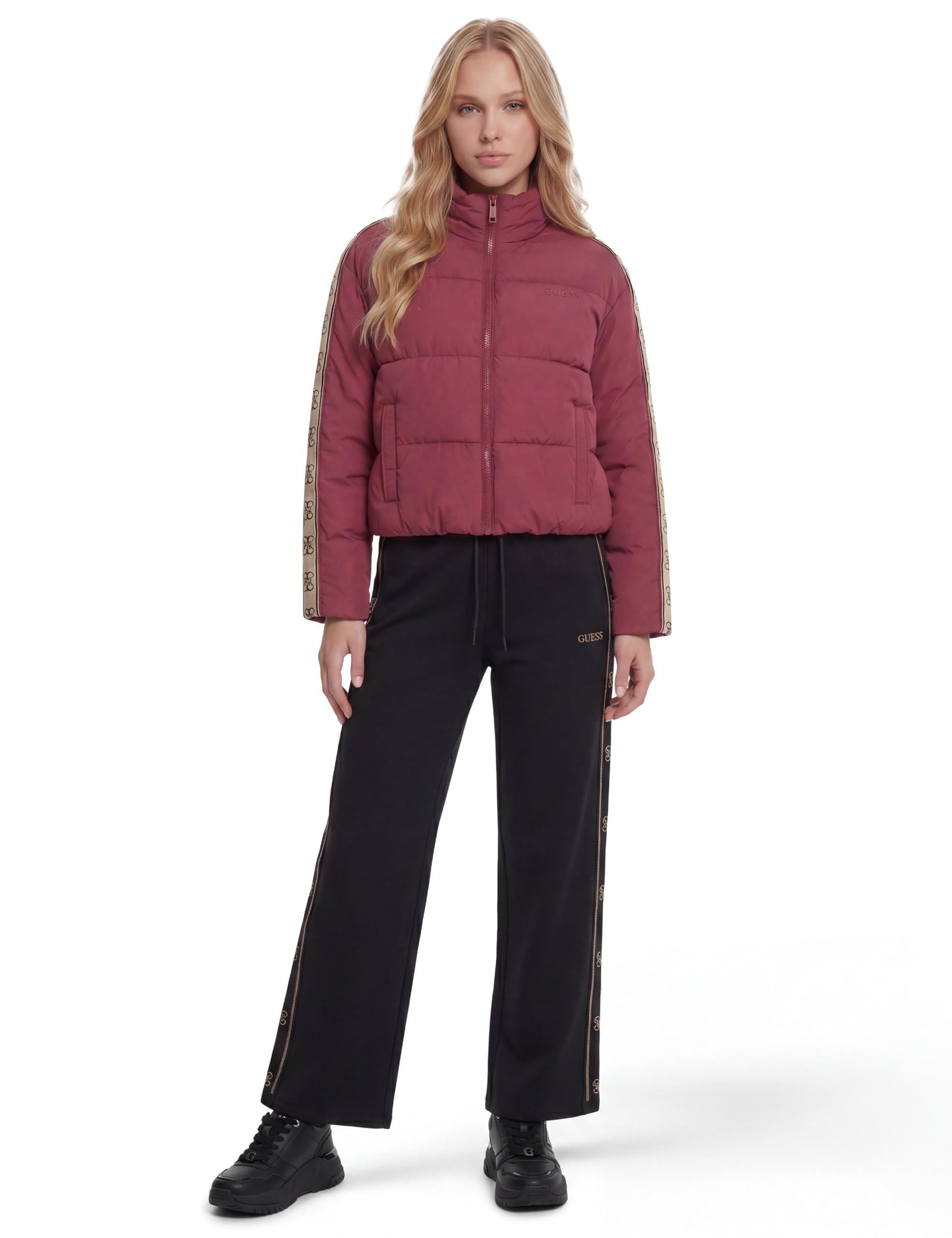 Guess Damen Jacke Jean Puffer Jacket