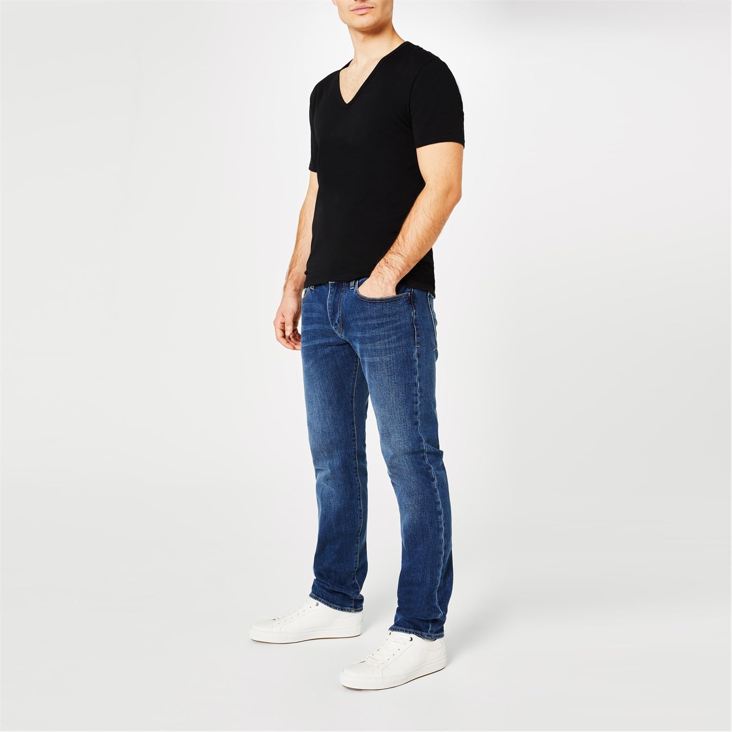 A|X Armani Exchange Herren Jeans 5 Pocket Pocket Straight Denim