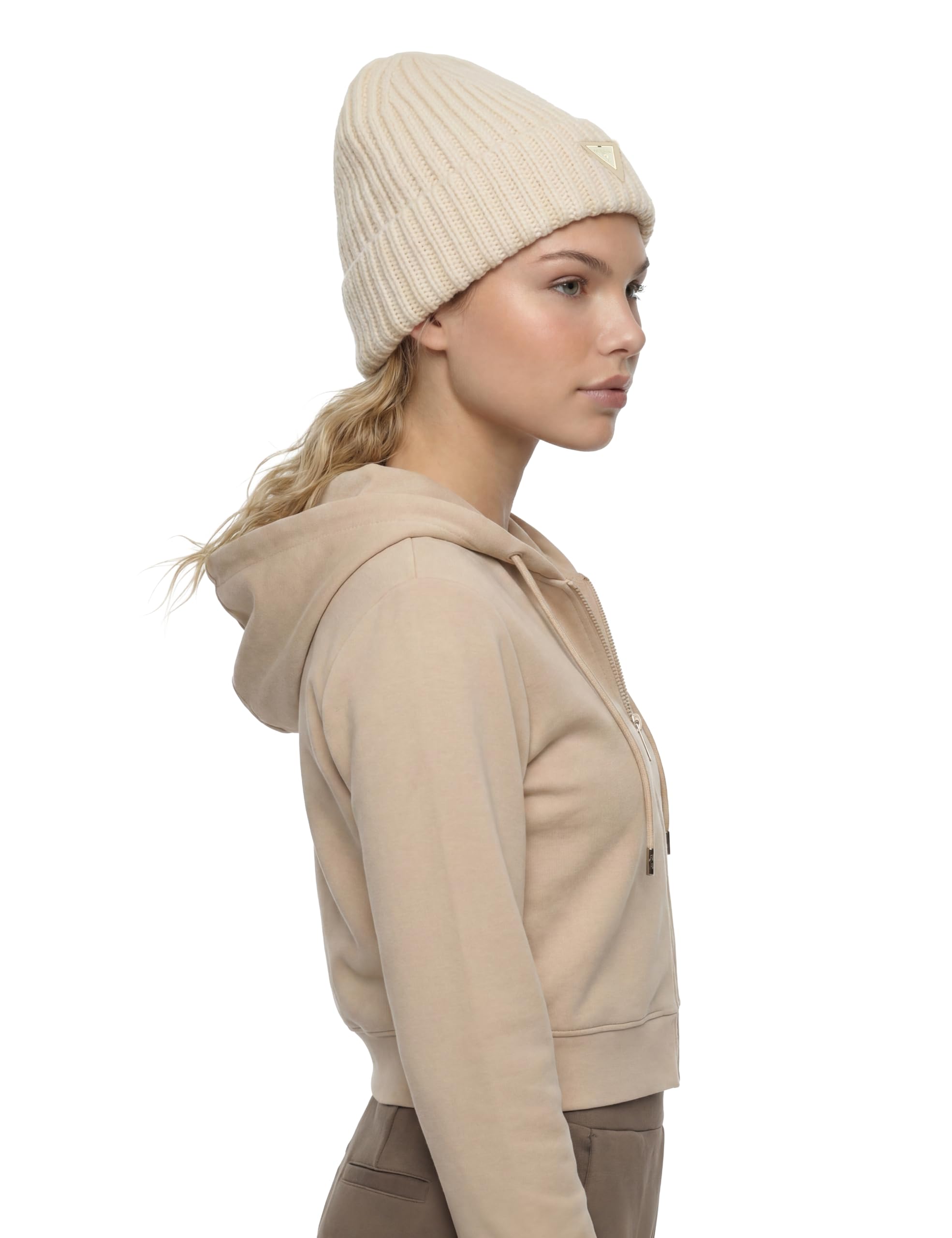 GUESS Damen Full Zip Sweatshirt Olympe Full Zip Hoodie Sweatsh