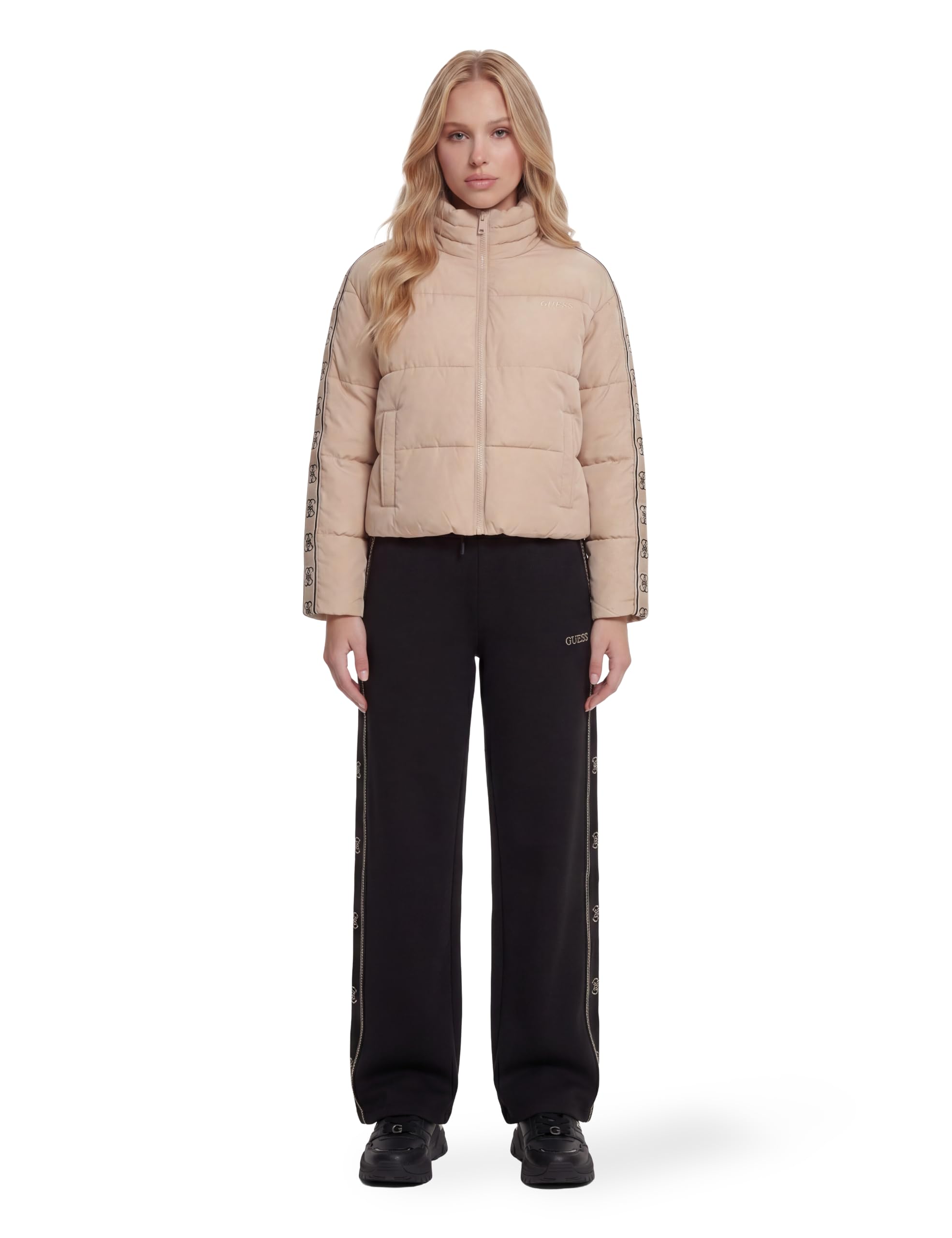 Guess Damen Jacke Jean Puffer Jacket