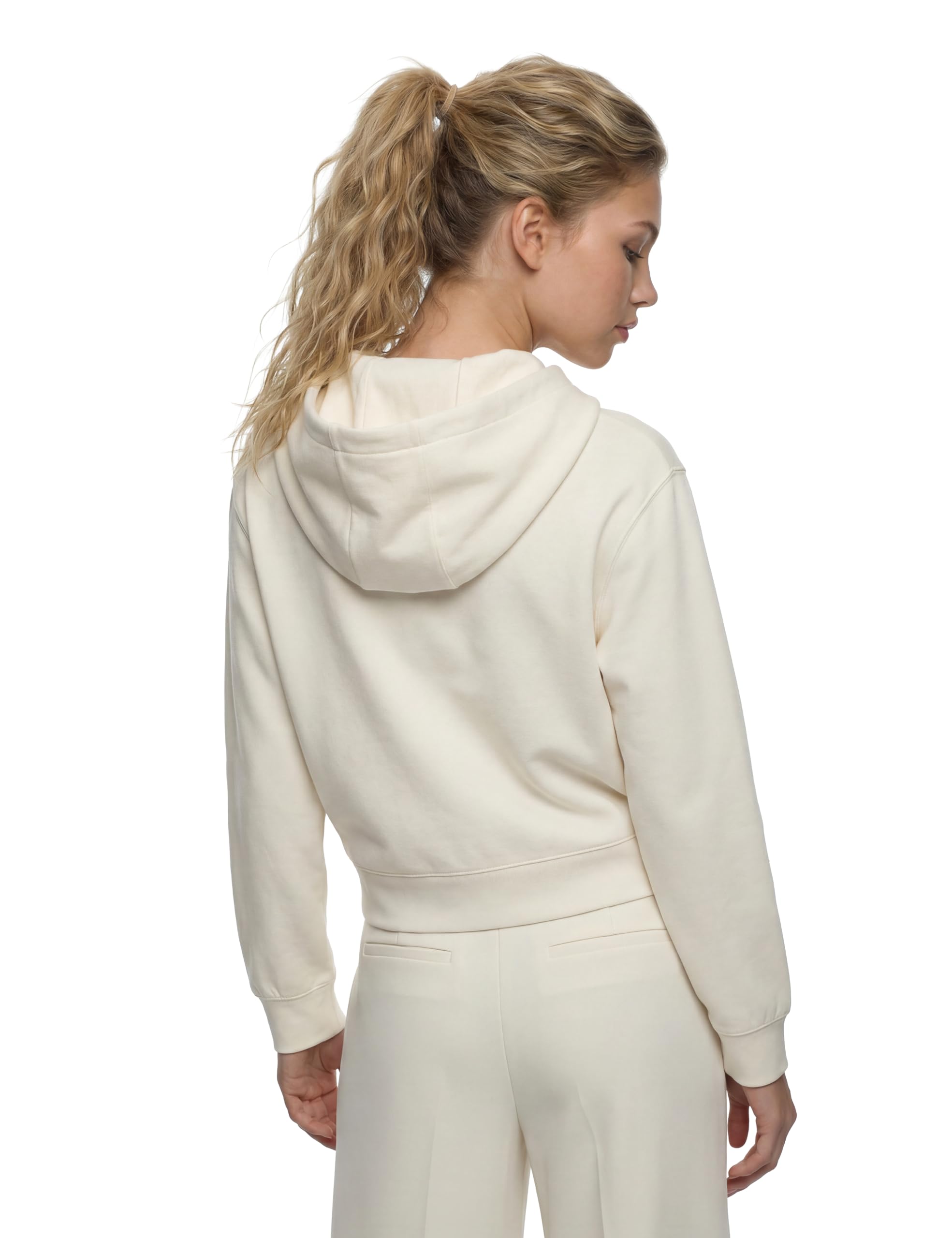 GUESS Damen Full Zip Sweatshirt Olympe Full Zip Hoodie Sweatsh