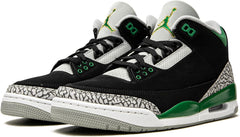 Jordan Air 3 Retro Herren CT8532 030 Kieferngrün, Größe 45, Weiß, Grün, 11