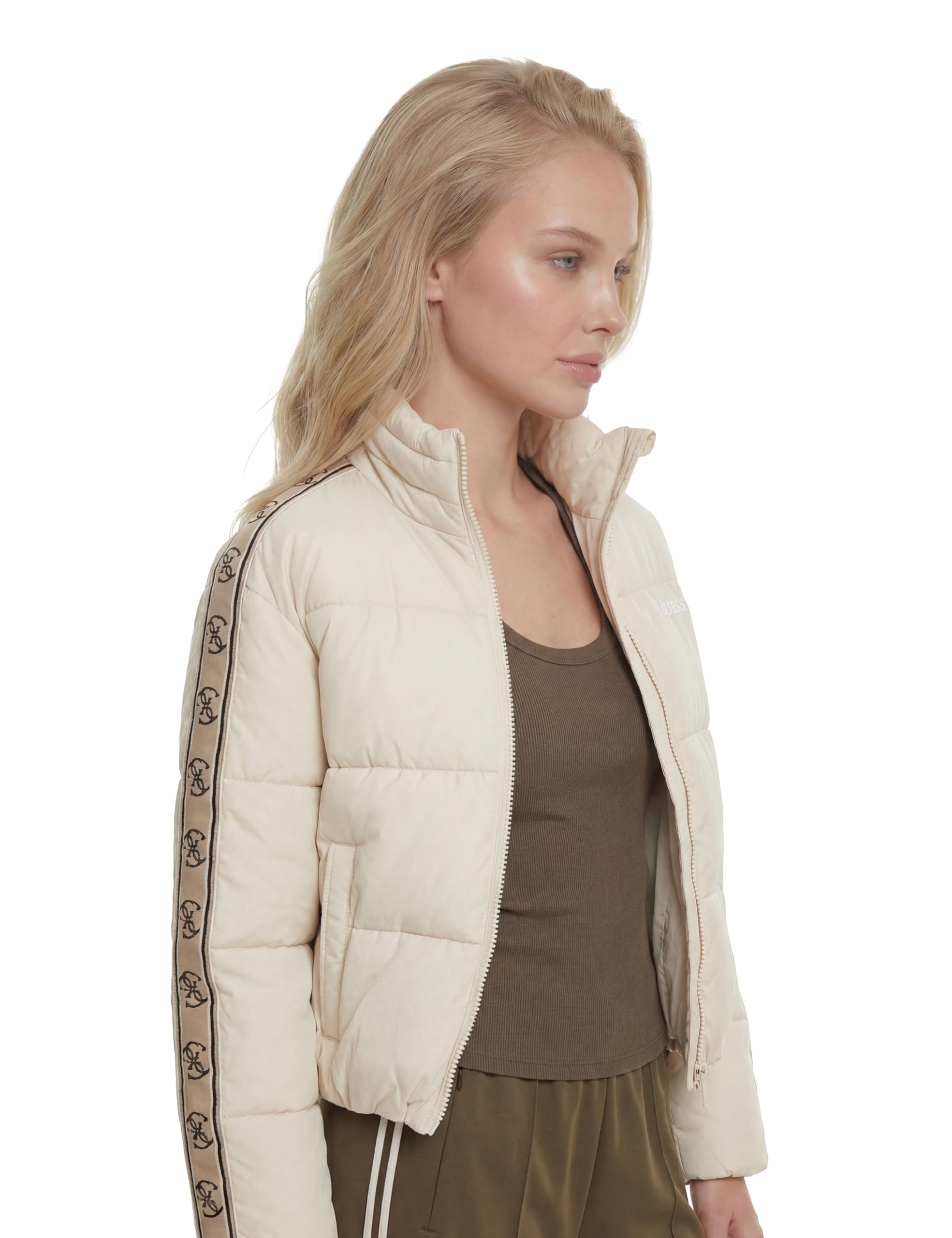 Guess Damen Jacke Jean Puffer Jacket