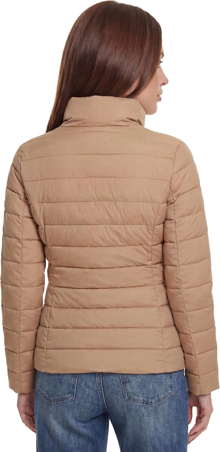 Guess Damen Steppjacke Solid Heavy Diann Puffer Jacke