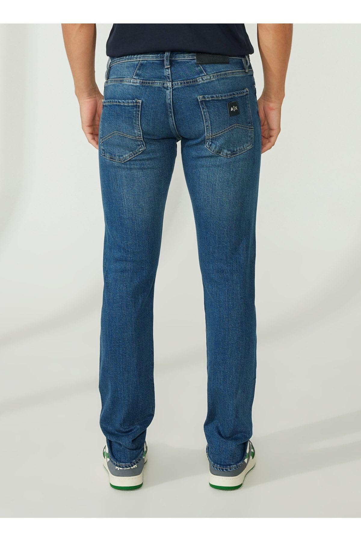 A|X Armani Exchange Herren Jeans 5 Pocket Pocket Straight Denim