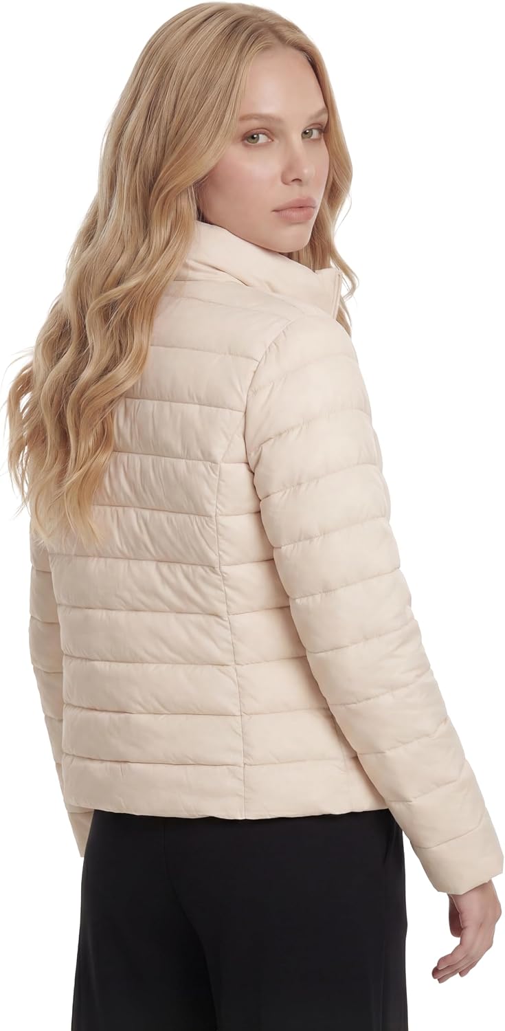 Guess Damen Steppjacke Solid Heavy Diann Puffer Jacke