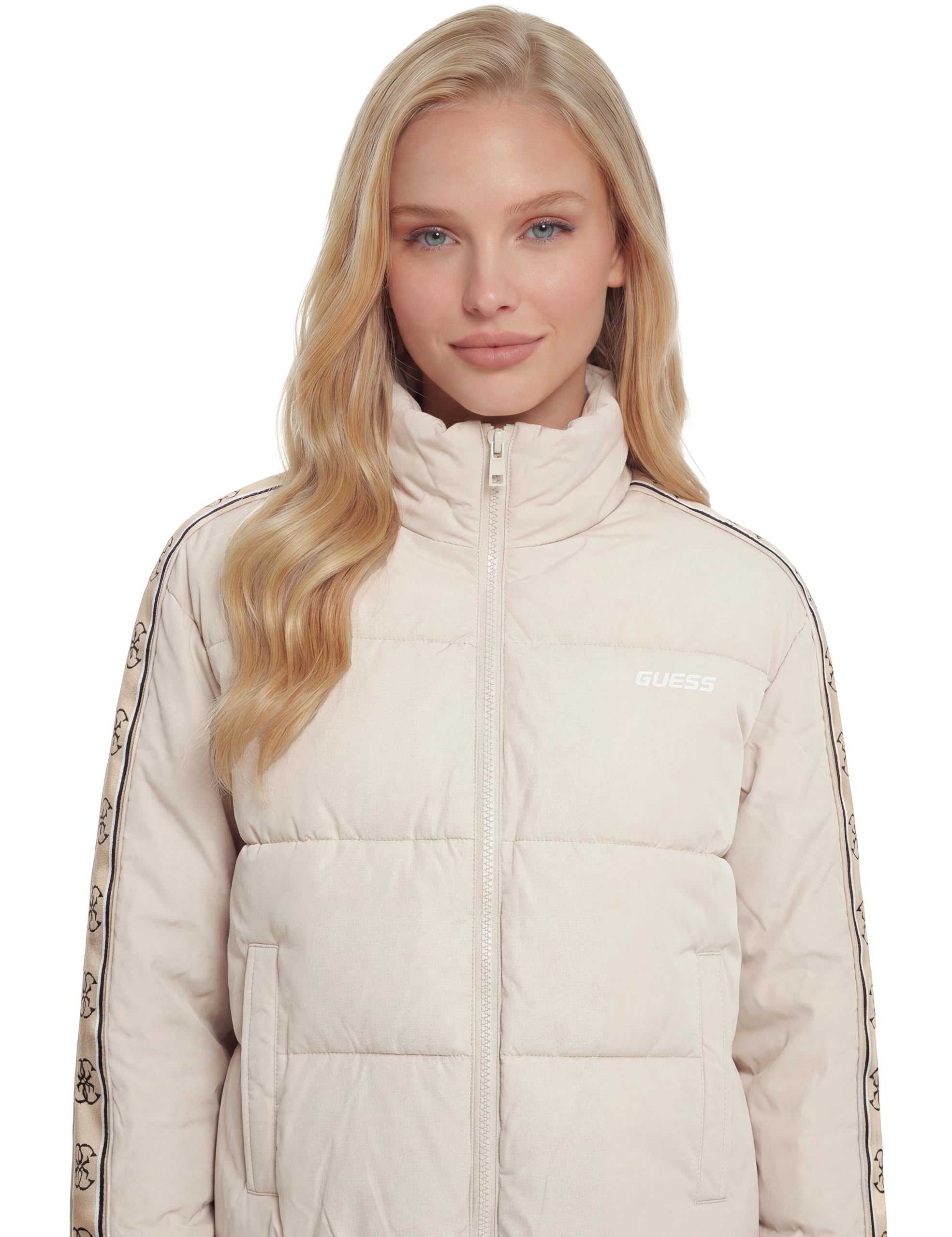 Guess Damen Jacke Jean Puffer Jacket