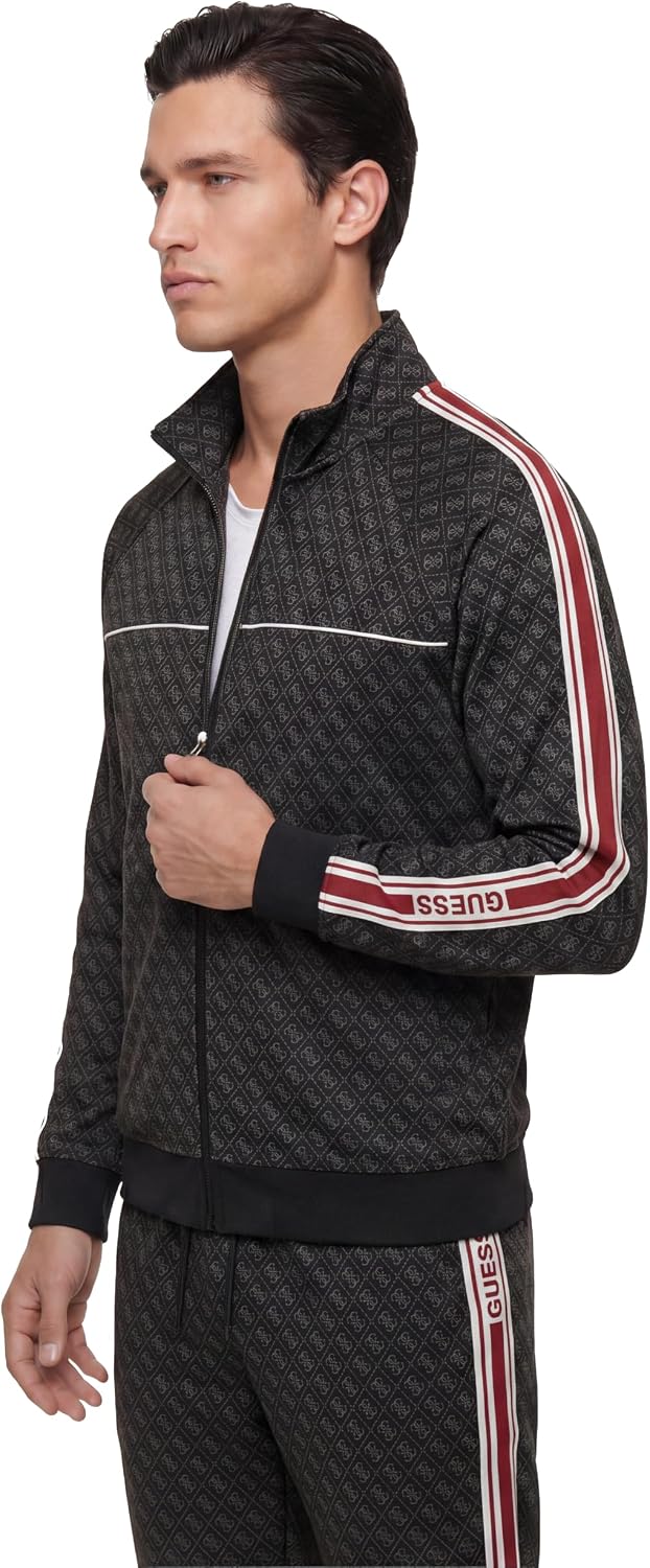 Guess Herren Full Zip Sweatshirt Parimo High Neck Full Zip SWEA