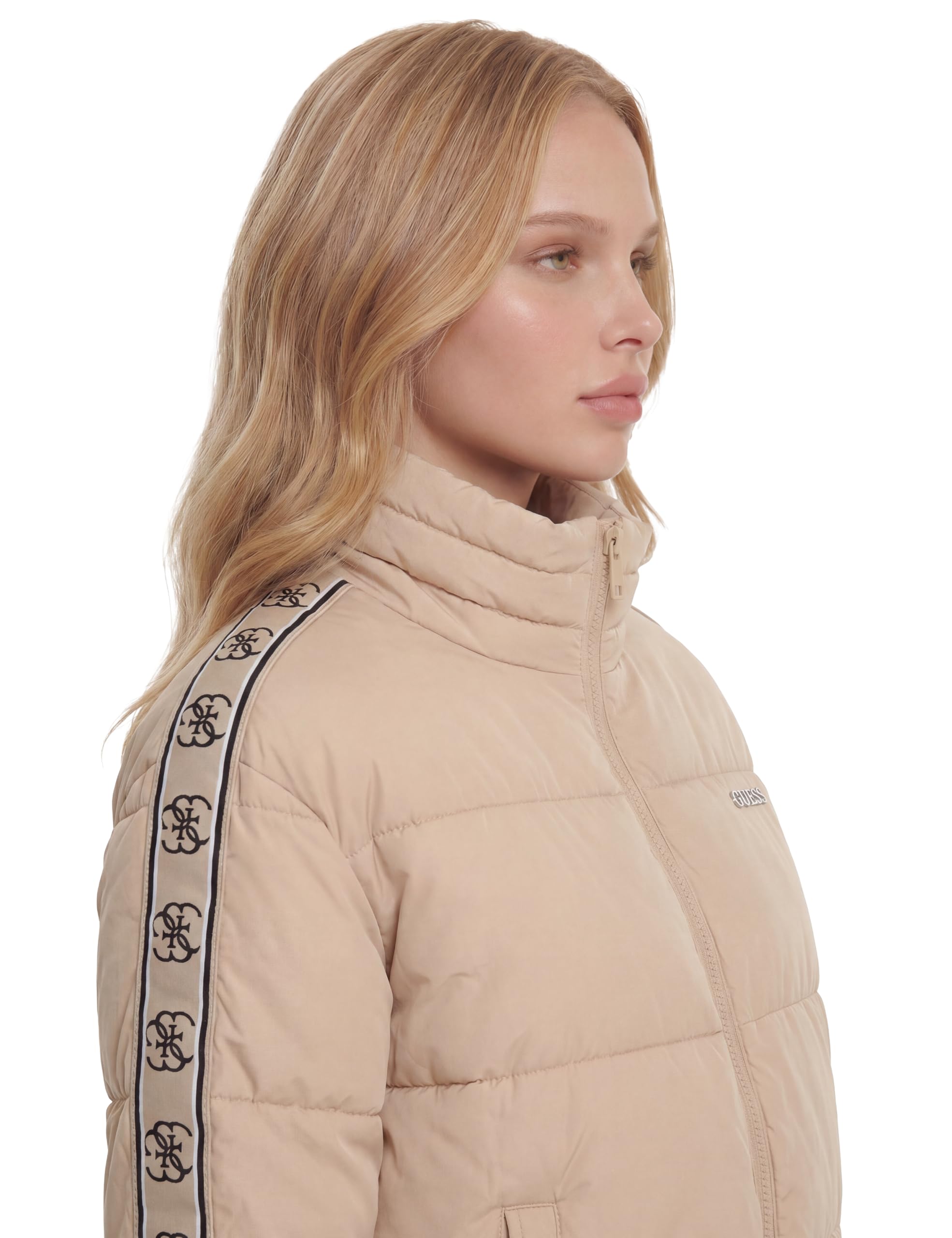 Guess Damen Jacke Jean Puffer Jacket