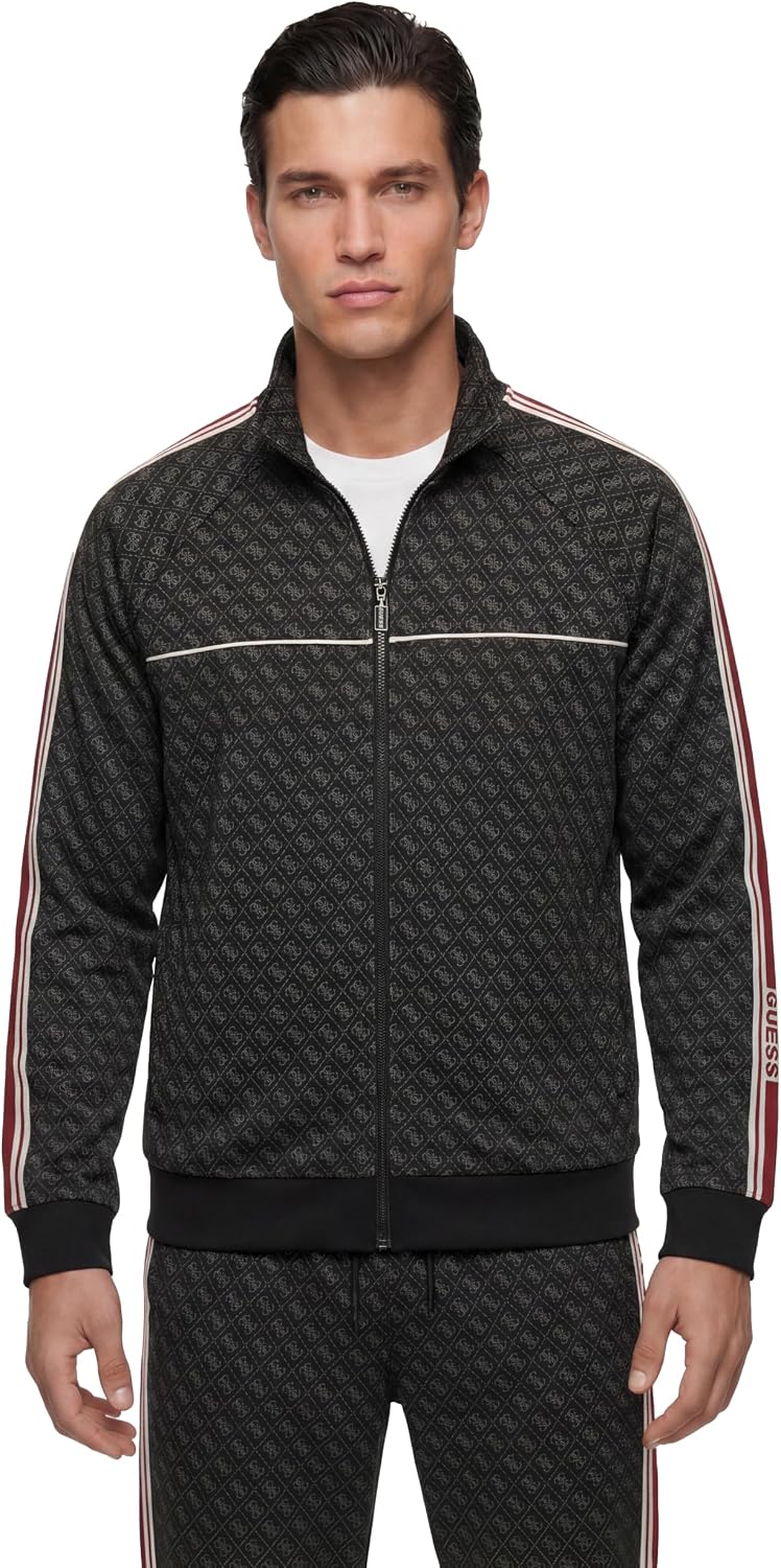 Guess Herren Full Zip Sweatshirt Parimo High Neck Full Zip SWEA