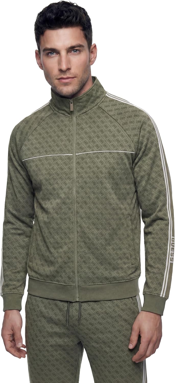 Guess Herren Full Zip Sweatshirt Parimo High Neck Full Zip SWEA