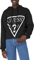 GUESS Damen Active Long Sleeve Oversized Logo Hooded Sweatshirt Kapuzenpullover