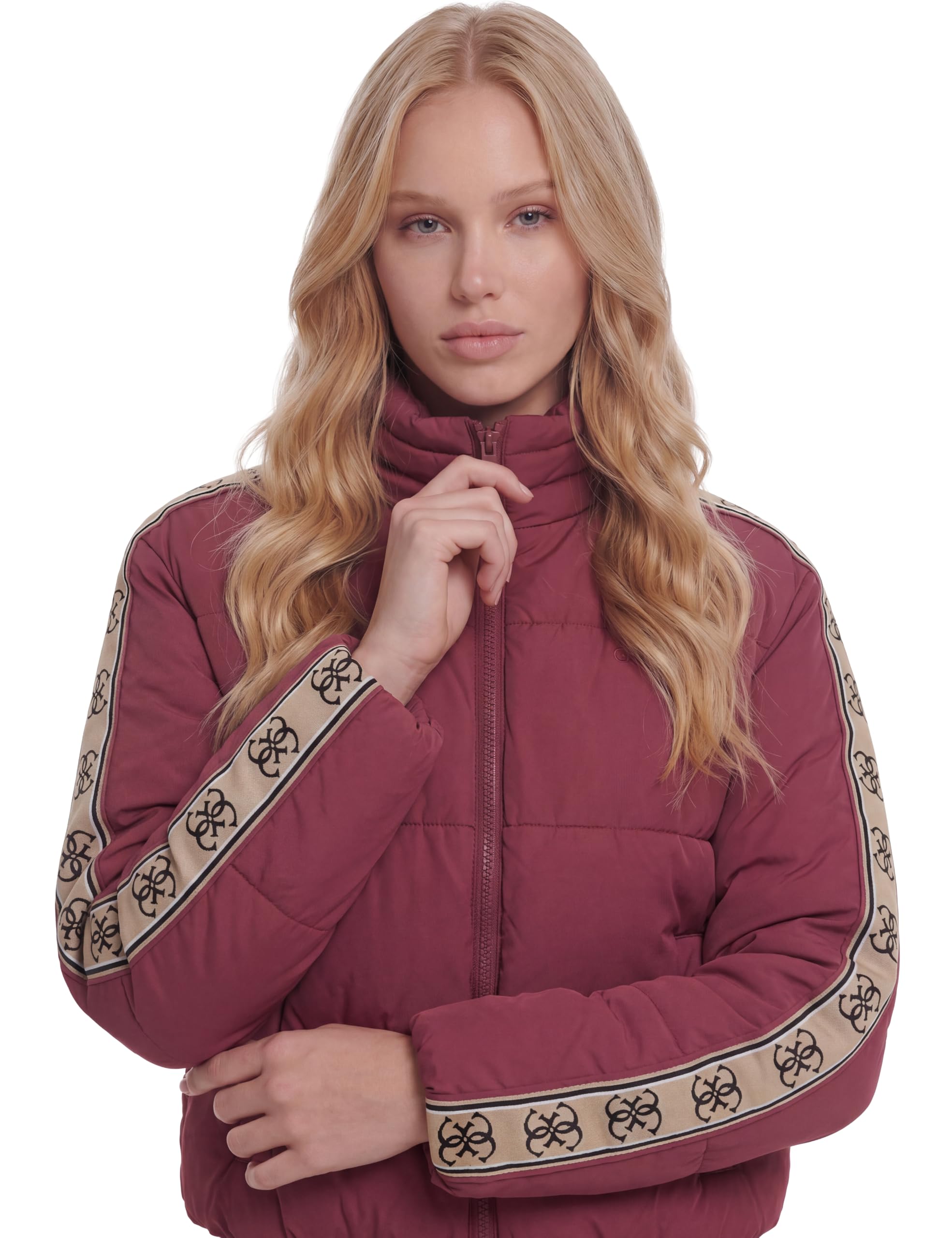 Guess Damen Jacke Jean Puffer Jacket