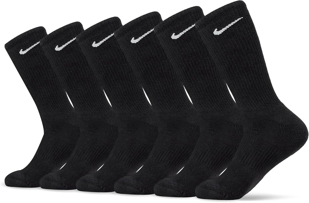 Nike Herren Everyday Cushioned Crew Crew-trainingssocken (6 Paar)
