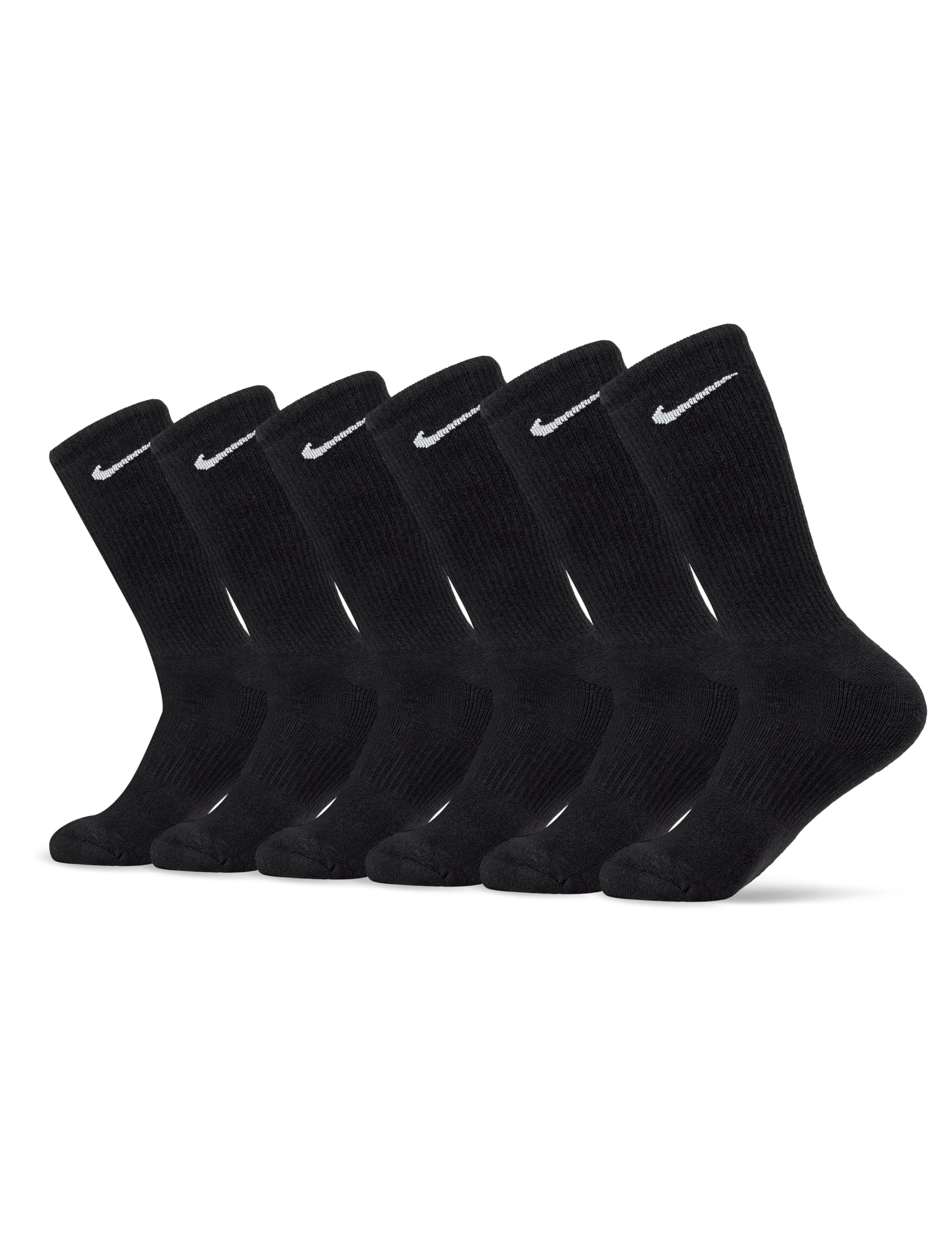 Nike Herren Everyday Cushioned Crew Crew-trainingssocken (6 Paar)