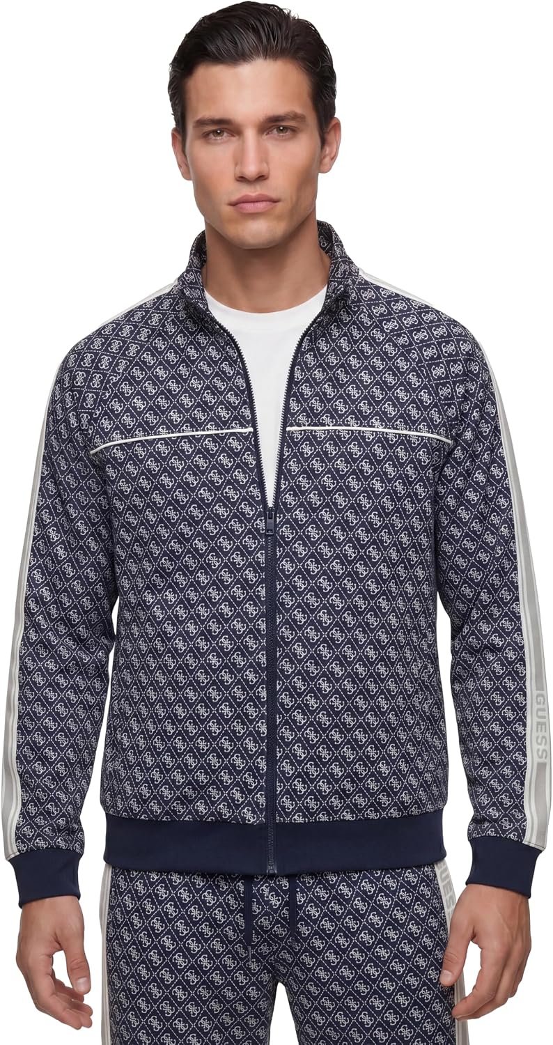 Guess Herren Full Zip Sweatshirt Parimo High Neck Full Zip SWEA
